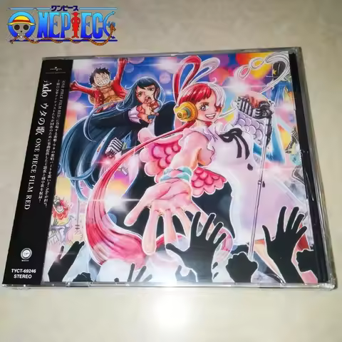 Anime ONE PIECE Luffy Ado One Piece Film Red Album Cosplay Disc CD The Straw Hat Pirates Ace Roronoa