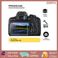 🔥READY STOCK🔥PROOCAM SPC-77D GLASS SCREEN PROTECTOR FOR CANON 77D