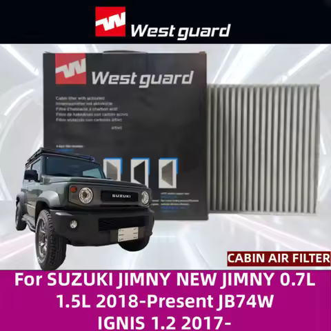 For SUZUKI JIMNY NEW JIMNY 0.7L 1.5L 2018-Present JB74W IGNIS 1.2 2017- WESTGUARD Activated Charcoal