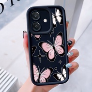 Case For OPPO A3 4G A3 Pro 5G A3X 4G A3X 5G A40 A60 5G Three-Color Butterfly Phone Silicone Shockpro