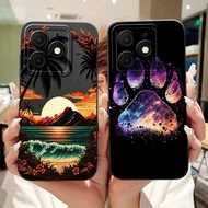 For Itel A50 A50C A667L A669L New Fashion Dusk Beach Painting Casing ItelA50 ItelA50C Lens Protectiv