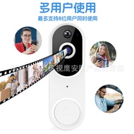 AT-🚀WirelessWiFiVideo Doorbell Home Video Doorbell Real-Time Video Call Hd Night Vision Multi-User Use UFFZ