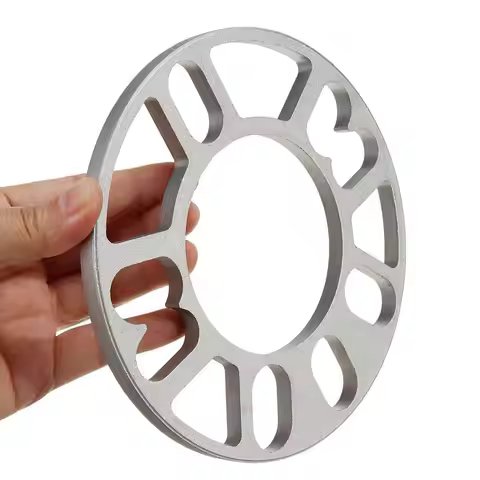 4Pcs Aluminum Wheel Spacers Shims Plate Auto Wheel Spacers Stud For 4X100 4X114.3 5X100 5X108 5X114.