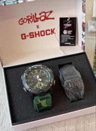 英國樂團Gorillaz x G Shock 特別版錶 Casio module no.5590 