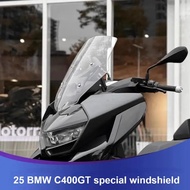 For 2025 BMW C400GT C400 GT  Motorcycle modification raised windshield windscree chest protectionn