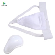 Groin Protector Cup Men Boxing Kickboxing Guard Muay Groin Guard Ventilated Adjustable, Karate Fight