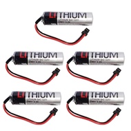 5Pcs ER6V/3.6V Compatible with Toshiba ER6VC119A ER6V119B 2400mAh Lithium Battery for M70 M60 PLC