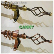 ▫℡[FREE ACCESORIES] Curtain Rod Rigid Quality 4ft, 5ft , 6ft 7ft, 8ft 9ft, 10ft [BACA SEBELUM BELI]