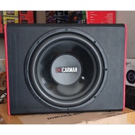 Box Speaker Sub + Speaker Sub 12Inch Carman Cm-1278 Pasive Doble Coil