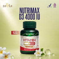 Nutrimax D3 4000 IU, Vitamin D 3 4000IU contains 30 Vitamin D3