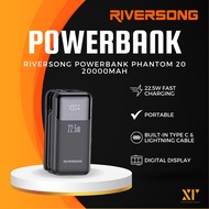RIVERSONG POWERBANK PHANTOM 20 20000MAH