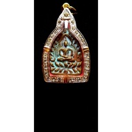 (0040) Wat Klang Bangkaew Lp Boon 🙏泰国珍贵罕见龙婆Boon大师座山佛古董佛牌🙏Ready Stock Malaysia