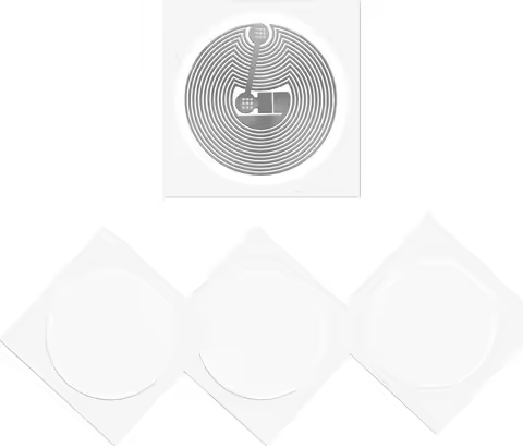 F08 M1 Classic 1K Tags RFID Stickers NFC Tags, Smart M1 ISO 14443A 13.56 MHz M1 1K MF1 Self-Adhesive