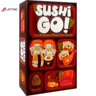 JETTING 1 Box Fun Card Game Sushi Go Family Gathering Board Game Card Sushi Go Party Card Games Roll