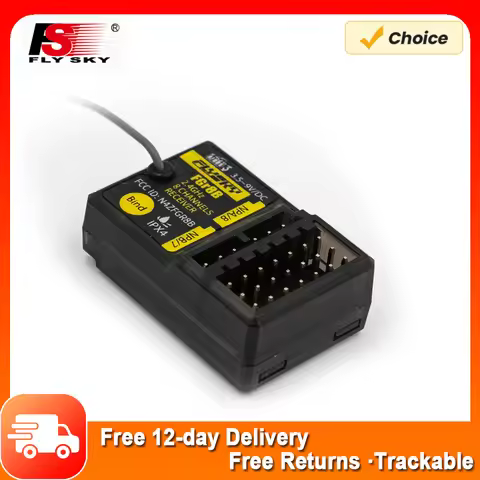 FLYSKY FGR8B 2.4GHz 8CH Receiver PWM/ PPM/ i-bus Output for AFHDS3 Transmitters RF Modules PL18/ NB4