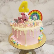 Customised Birthday Cake  - 5inch Tokidoki Unicorn Mermaid Cake