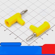 [3 Pieces]- 4mm T-shaped Male Banana Head 10A Yellow IC2 Components