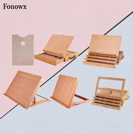 [AbabixaMY] Wooden Table Box Easel Easel And Wooden Table Sketch Box, Portable Desktop