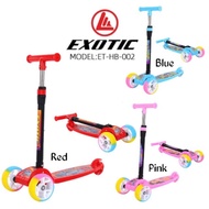 Scooter Exotic HB-002/Scooter Exotic HB 002/Scooter 3-wheel Scooter Kids Stroller Kids Bike