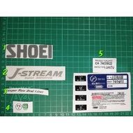 Sticker Helmet SH0e1 Jstream Copy Original Sticker