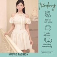 Huong Fashion floral bustier dress