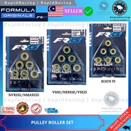 ADV150/ADV160 (KIZ)<< FRG FORMULA ORIGINALS PULLEY ROLLER SET with RUBBER HOLDER [READY STOCK] HONDA