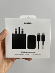 Samsung 三星 45W 快速充電器連1.8米5A充電線 45W Power Adapter Low Standby, 5A / 1.5m USB-C Cable (EP-T4511)