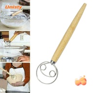 UMISTY Stainless Steel Coil Whisk  Egg Beater Flour Coil Mixer Stainless Steel Flour Beater Flour Mi