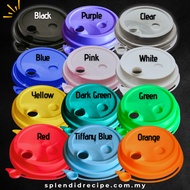 16oz PP Injection Cup with Double Hole Ear Loop PET Lid (50 pcs)/ BOBA TEA CUP/ BUBBLE TEA CUP