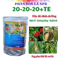 NPK 20-20-20 TE FERTILIZER, Stimulates bud growth - strong growth, Evenly develops both stems, roots