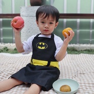 Batman Black Character Apron for Kids and Adults Cooking Apron Painted Apron