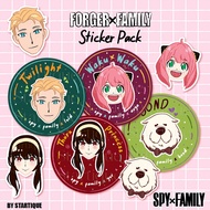 SPY X FAMILY STICKER PACK [FORGER FAMILY]