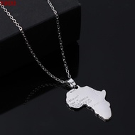 YUEXI African Map Silver Women Africa Chain Jewelry Fashion Pendant