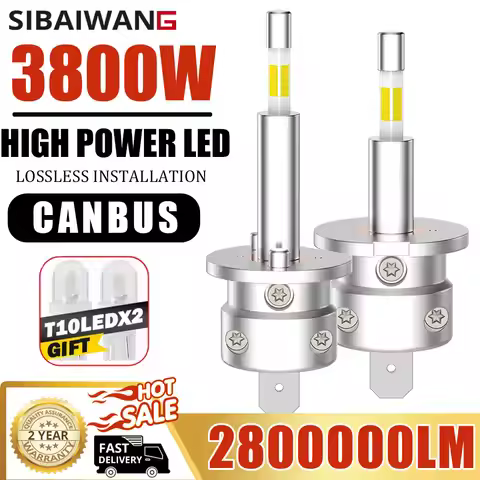 H4 led Headlight Canbus for car 3800W Motorcycle h7 LED HeadLamp Bulb Automobile H1 H3 Turbo Led Fog