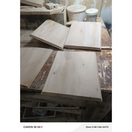 Wood planks for engraving. 6 by 6 by 1/2 inch. made from mahogany wood.. with router profile ..