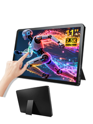 Unew 11-Inch 2.5K 2560x1600 Touch Portable Monitor with HDMI Type-C Monitor Mudah Alih Sentuh 11 inc