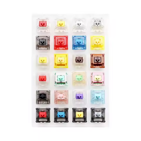 Acrylic Switch Tester Gateron Switch Huano Switch for Mechanical Keyboard Pro Yellow Red White Silve