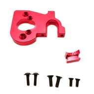 Alloy Adjustable Motor Mount Seat Holder for RC 1-14 Wltoys 144001 Upgrade Parts Hop-ups (Red)