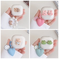 For Redmi Buds 6 Play Case buds6 / buds6pro / buds6lite Cute bear cartoon animal Cover silicone Tran