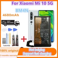 Orginal New xiaomi BM4N Battery For Xiaomi Mi 10 5G Batteries 4680mAh +Tools Free