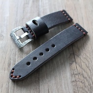 2023 Original high quality℡✱ Handmade Italian calfskin strap 20 22 24 26MM suitable for Panerai fossil leather men's watch chain
