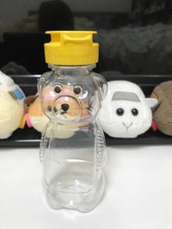 可當裝飾品或擺飾｜透明小熊塑膠瓶 水瓶🐻