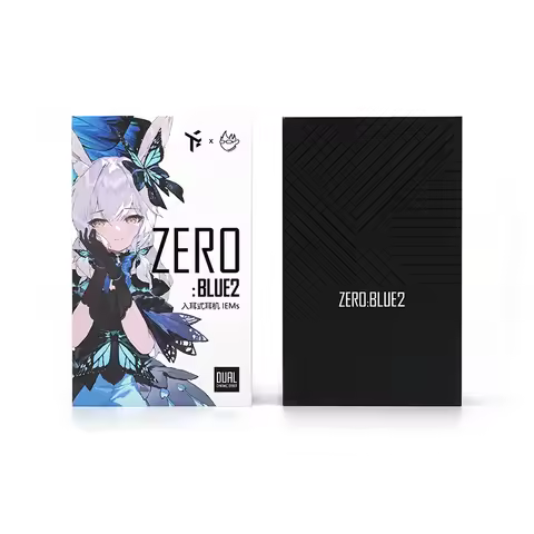 TRUTHEAR Zero:BLUE2 earphone Dual Dynamic Drivers lEMs with Detachable Cable in Ear Headphone 0.78mm