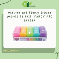 Master Art Fancy Eraser ME-02 (1 PCS) FANCY PVC ERASER