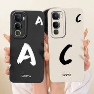 For Vivo Y400 4G 5G Y400Pro Lucky Initial Letter Phone Casing Vivo Y 400 Y400 Pro Lens Protective So