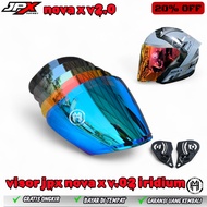 JPX NOVA X HELMET VISOR IRIDIUM|Visor jpx nova x v.2