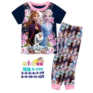 7Y - FROZEN ELSA ANNA GIRLS' PAJAMAS AILUBEE A1199