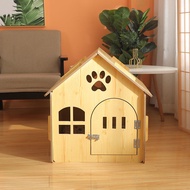 ☸✶Cat House Dog House Four Seasons Universal Cat Villa Sleeping Pad Pet Products Detachable House Type Rabbit House Squi