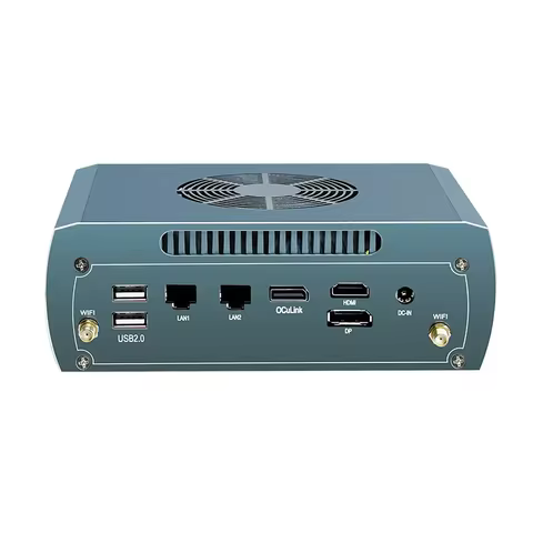 New FU05 Metal Mini Gamer PC OCuLink AMD Ryzen 7 8745HS R5 7640HS 2*2.5G LAN MINIPC DDR5 2*NVMe Bare
