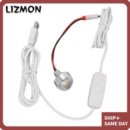 LIZMON LED Spotlight, 5V USB Powered Stepless Dimming Spotlight, Mini Dimmable Breathing Mode and Co